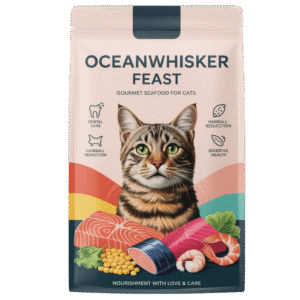 Gourmet Seafood Dry Cat Food by Vaishali Pet Planet