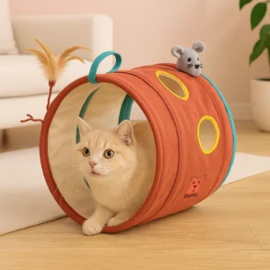 Vaishali JungleTwist – Spiral Cat Tunnel Adventure Toy