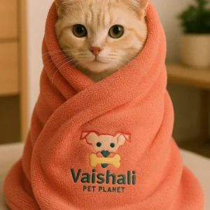 Vaishali Pet Planet FreshPaws Ultra Dry Towel – For Dogs & Cats