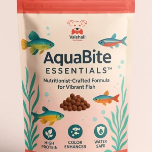 AquaBite Essentials – Premium Nutrition Fish Food by Vaishali Pet Planet